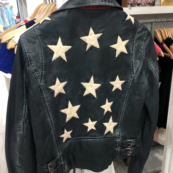 Star Leather Jacket